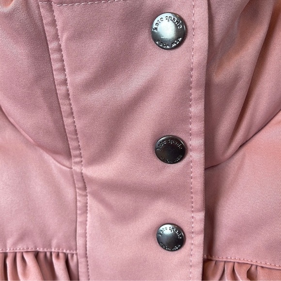 Kate Spade ruffle yoke puffer jacket - Picture 4 of 7